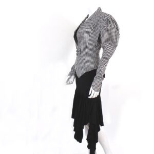 Norma Kamali Victorian top & black dress set