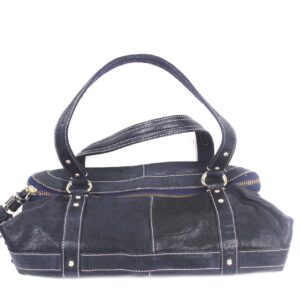 7 for all man kind blue leather handbag