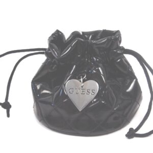 Vintage Guess gold heart charm purse