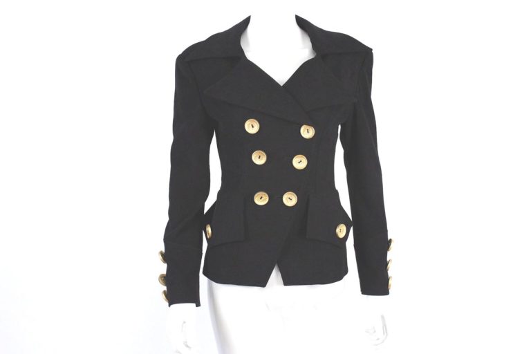 Classic Fit Double Button Lady Jacket