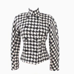Calvin Klein double breasted houndstooth vintage jacket