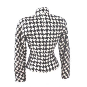 Calvin Klein double breasted houndstooth vintage jacket