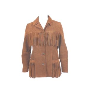 vintage Adler of California fringe suede jacket