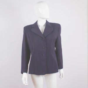 vintage royal blue 1940s suit jacket