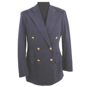 vintage Polo by Ralph Lauren mens blue double breast blazer jacket