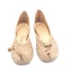 rare Gustinettes bell toe embroidered vintage flat shoes