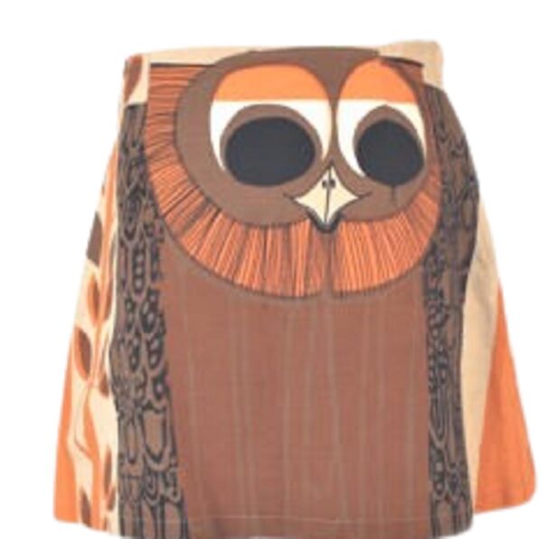 vintage scuda owl logo 70s mini skirt