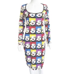 betsey johnson marilyn andy warhol inspired multiple faces dress