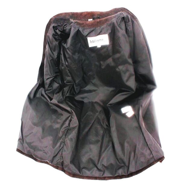 wilson's vintage black fringe leather suede 80s jacket
