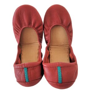 tieks red ballet flats slipper shoes