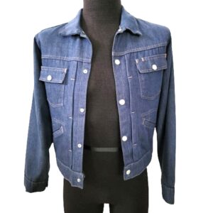 vintage blue denim towncraft boys 70s jacket