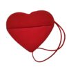red heart cross body vintage flip top purse