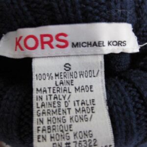 vintage kors michael kors 90s stripe wool turtle neck sweater