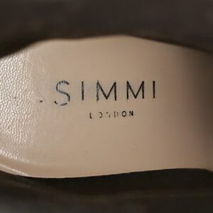 simmi london faux snake skin print platform boots