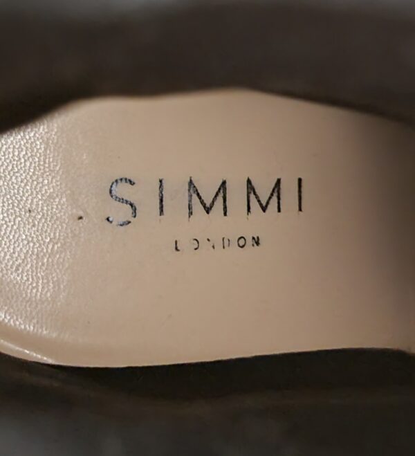 simmi london faux snake skin print platform boots