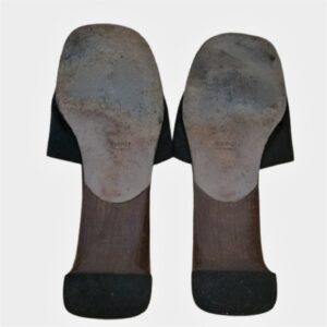 guccii gg monogram vintage black slides sandals mules shoes.