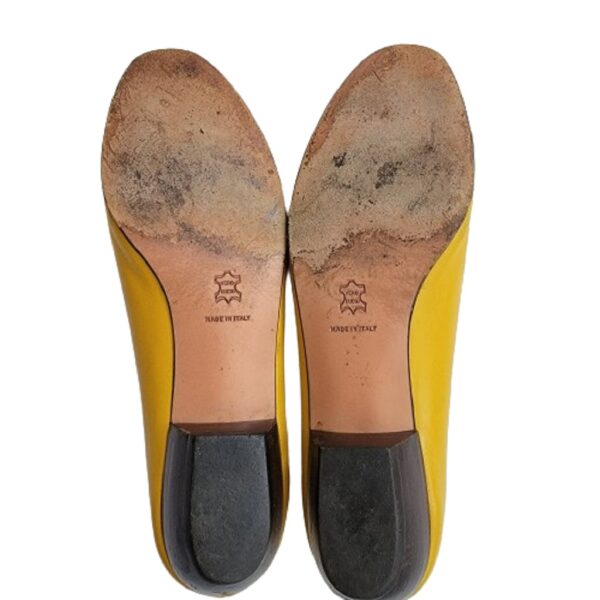 salvatore ferragamo boutique vara bow yellow pumps shoes